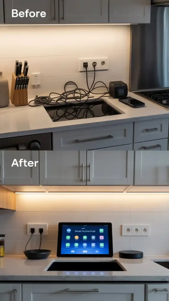 Smart Home Hub in kitchen