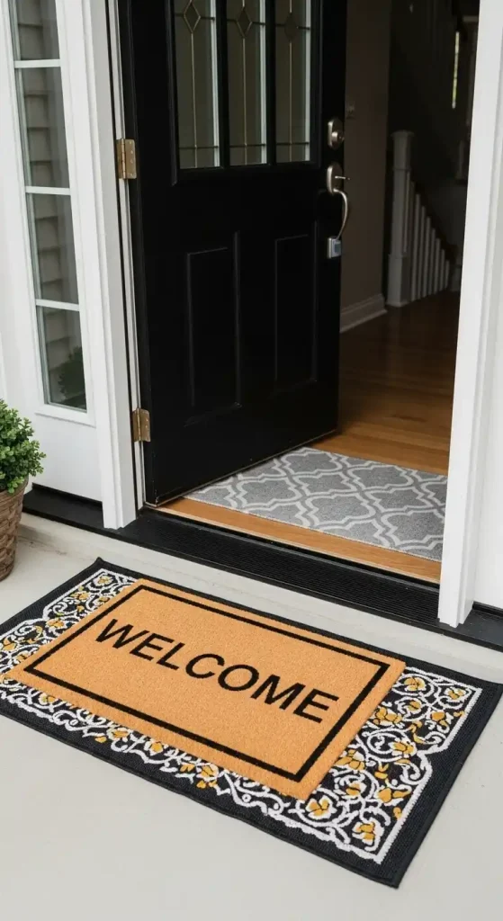 entrance welcome matt