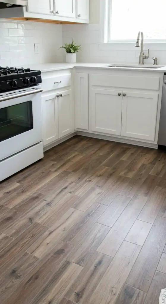 Peel-and-Stick Floor for Kitchen