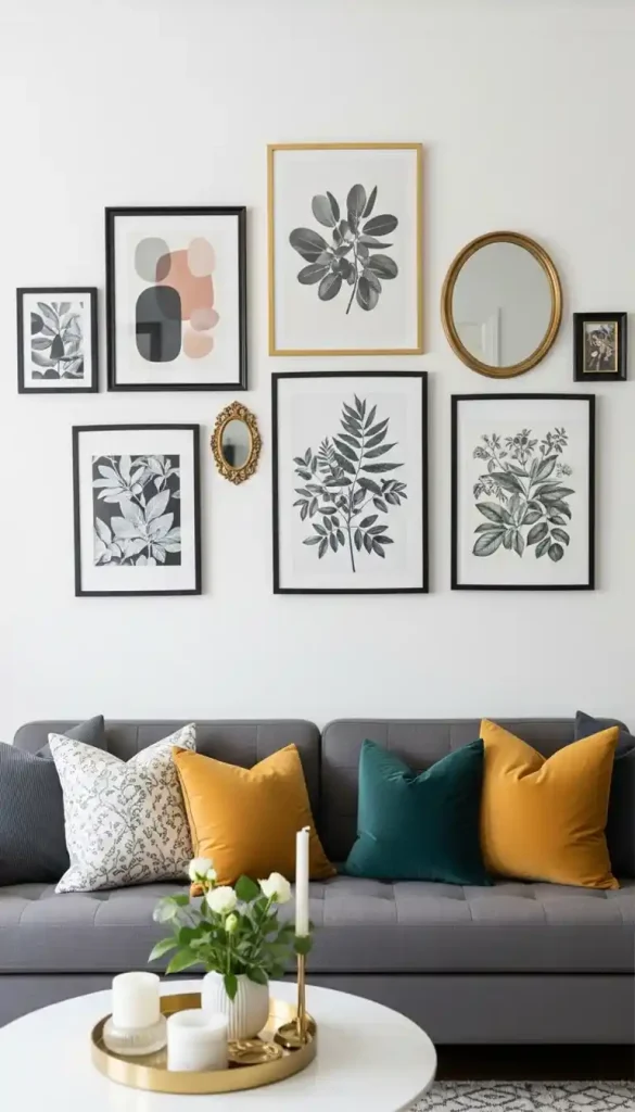 Curate Your Wall Art for Living Room Personality