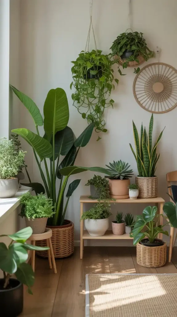 biophilic home decoration idea