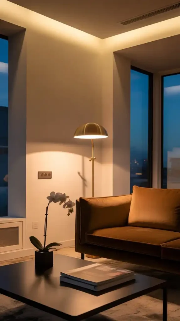 Lighting in home interior decoration
