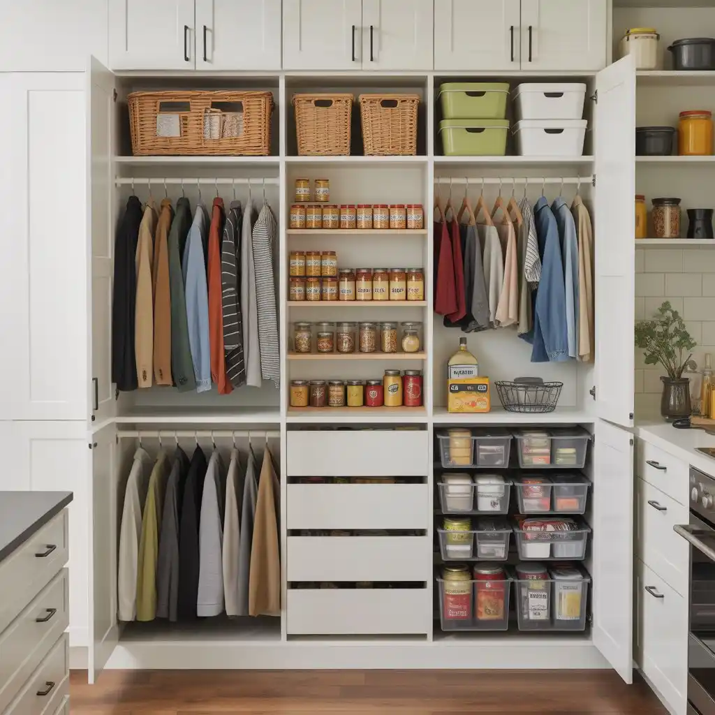 PAX Wardrobe Frames for Pantry Storage