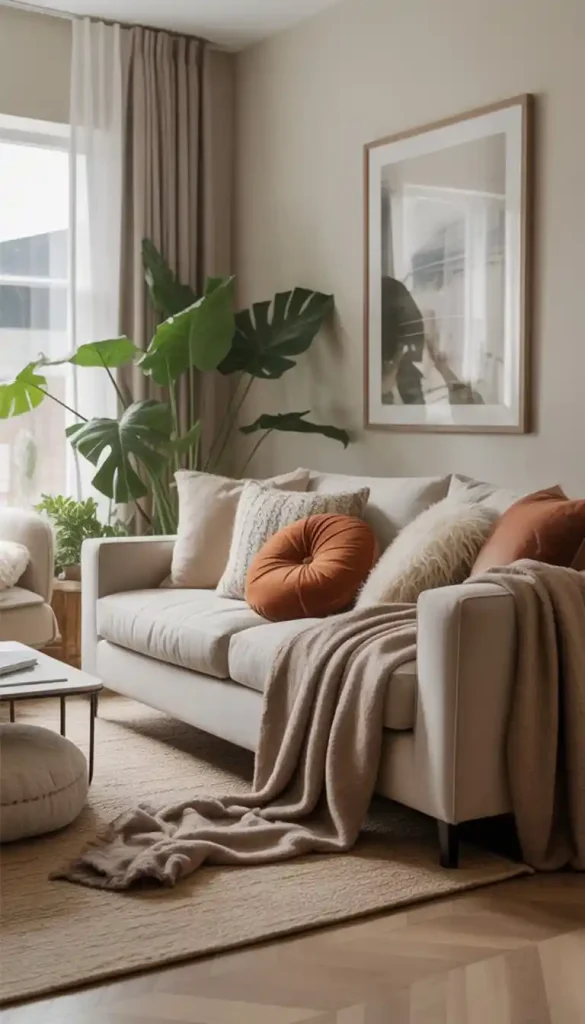 Soft & Inviting Textiles for Living Room Comfort
