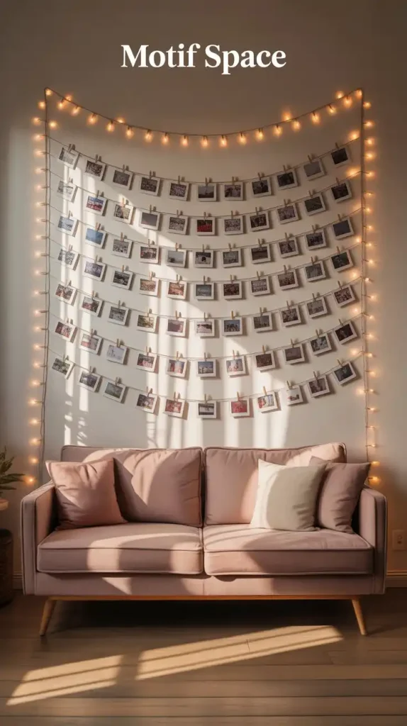 DIY Photo Displays for Personalized Living Room Walls