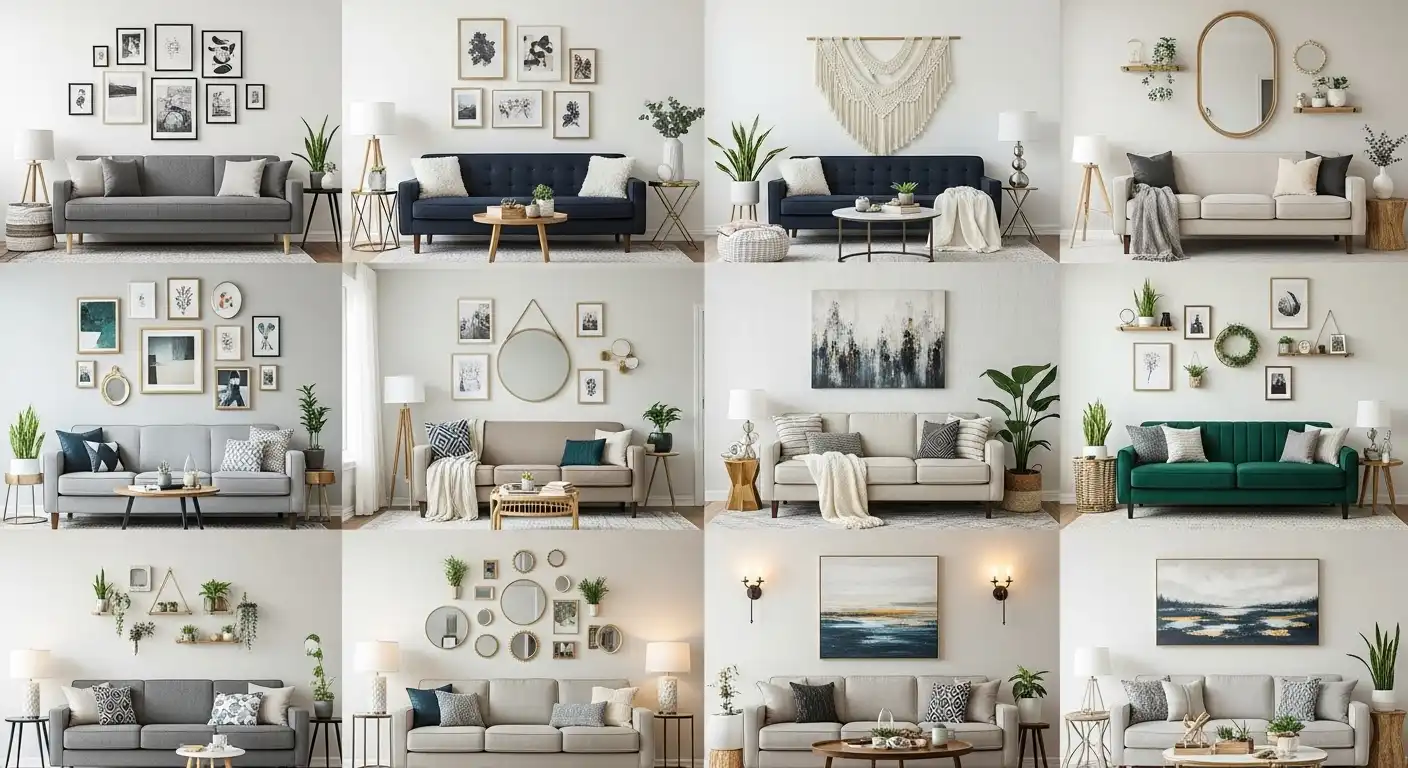 Transform Your Living Room with 16 Wall Decor Above Couch Ideas