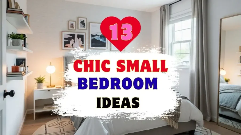 chic small bedroom ideas