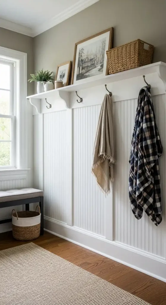 Classic Beadboard wall paneling