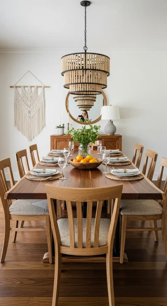 Rustic Table for Shared Meals