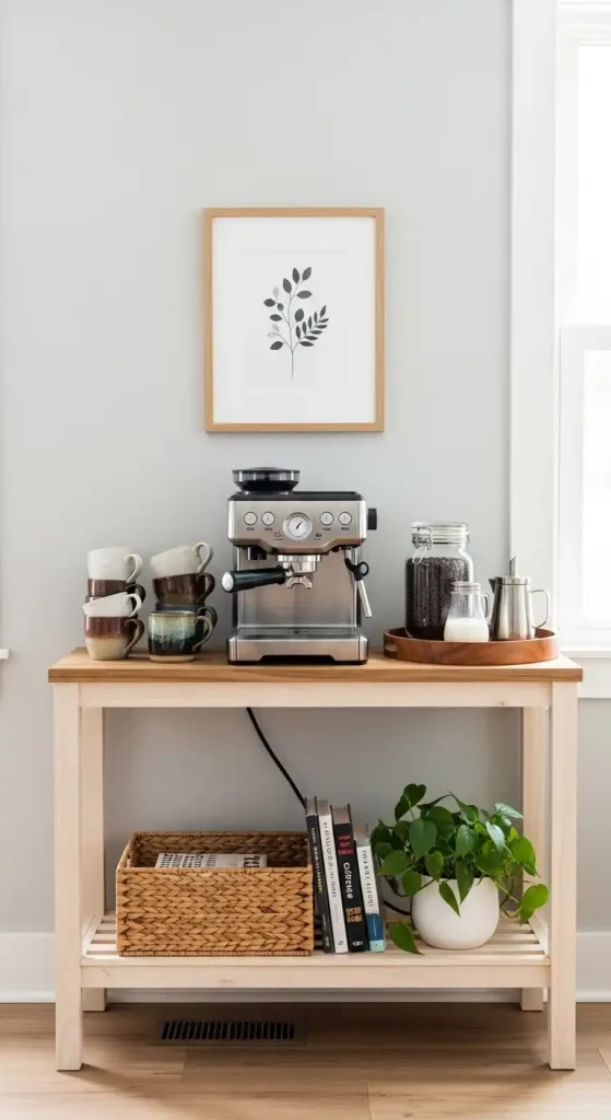 Simple Console Table coffee bar