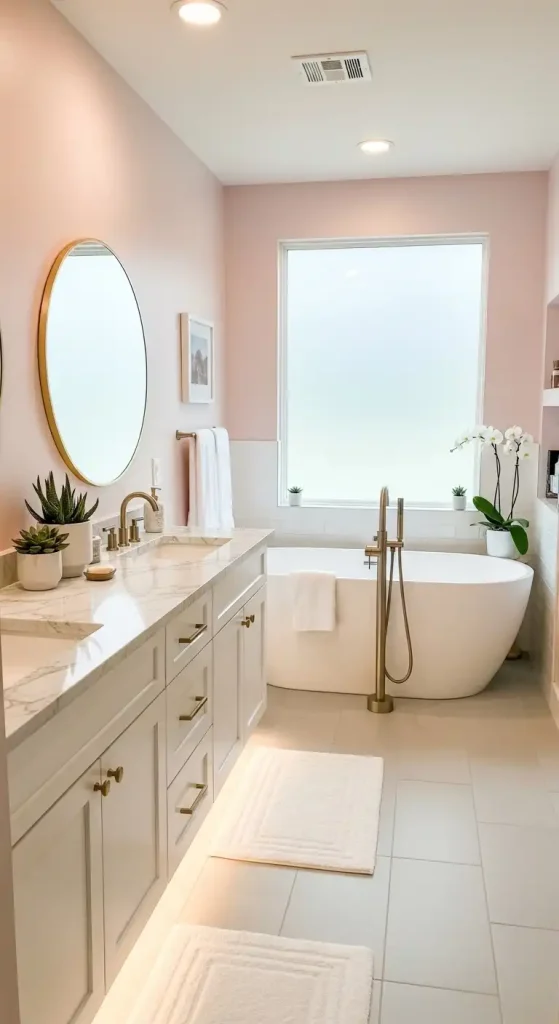  Soft Blush Pink Bathroom for a Modern Look
