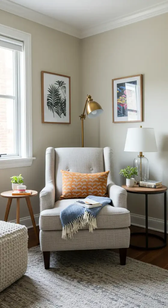bedroom corner Cozy Reading Nook