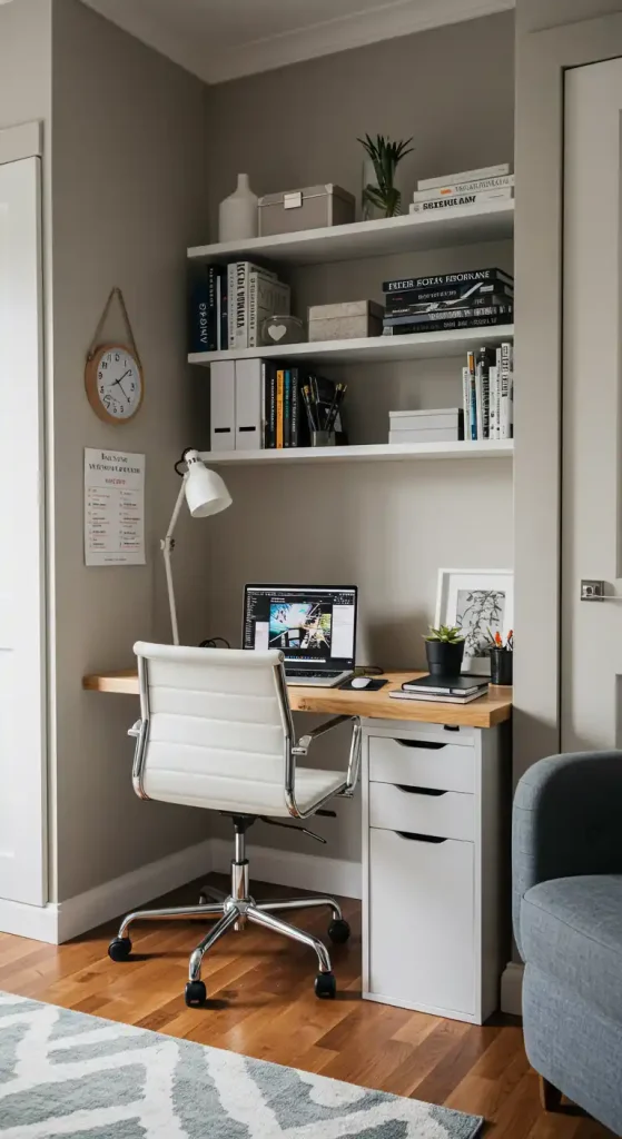 office home work nook