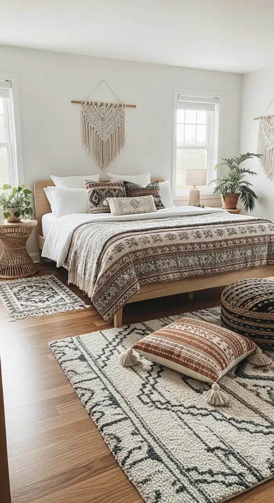  women bedroom Bohemian-Inspired Design