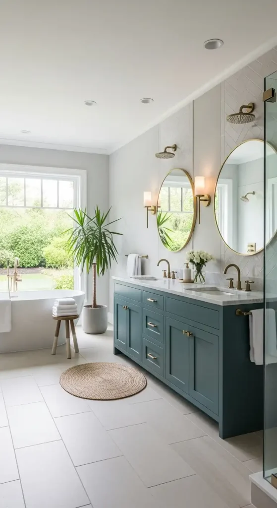 Bathroom with a Vanity Color