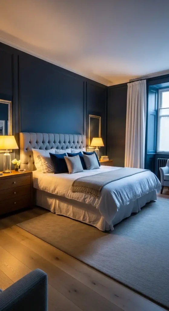 Navy Blue bedroom