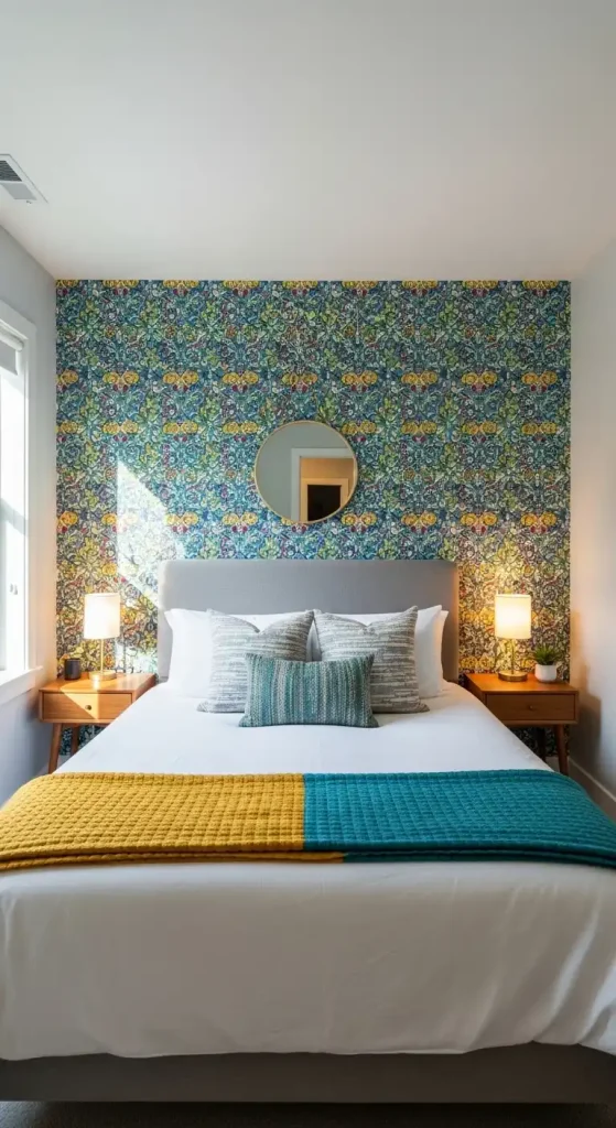 above bed Infuse the Space with Color