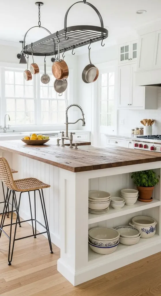 The Farmhouse-Style Kitchen Island