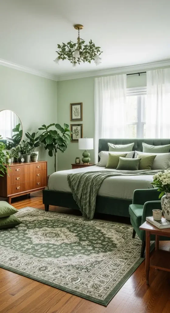 Incorporating Green Bedroom Decor