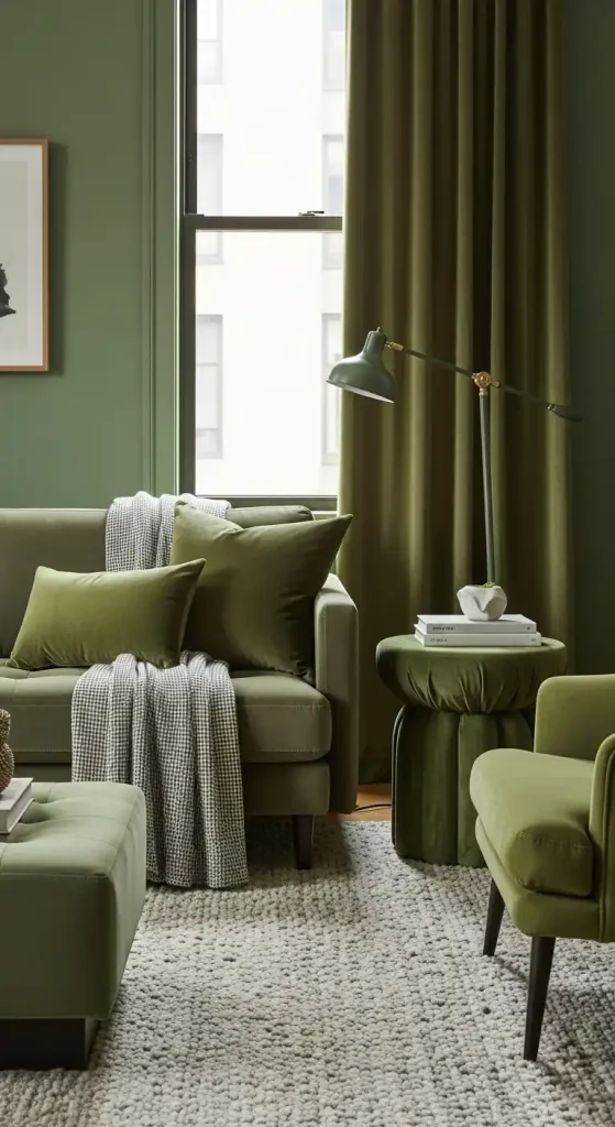  Layering textures in a green room