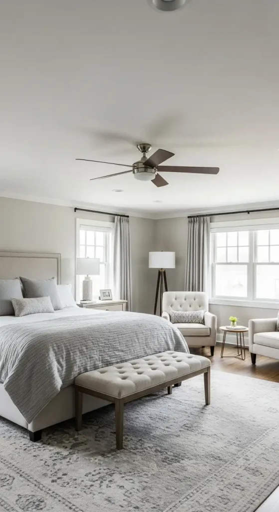 Shared Seating Area for couple bedroom