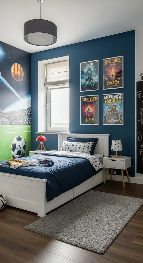 Boys Bedroom Cool wall decor and accent walls