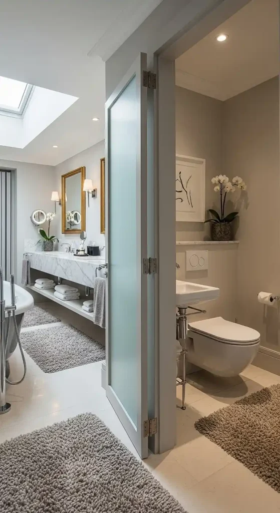  Luxury Bathroom Private Toilet Area