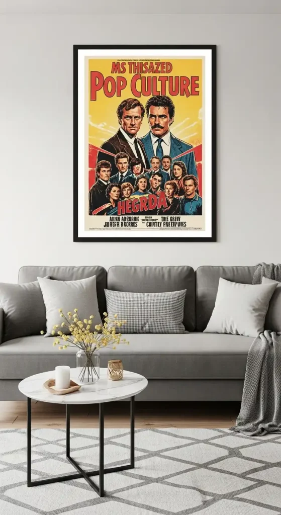 Oversized Pop Culture Poster