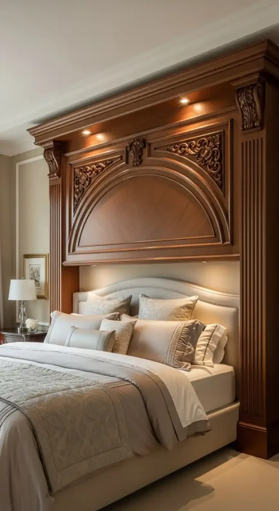 all decor above bed Add an Architectural Element