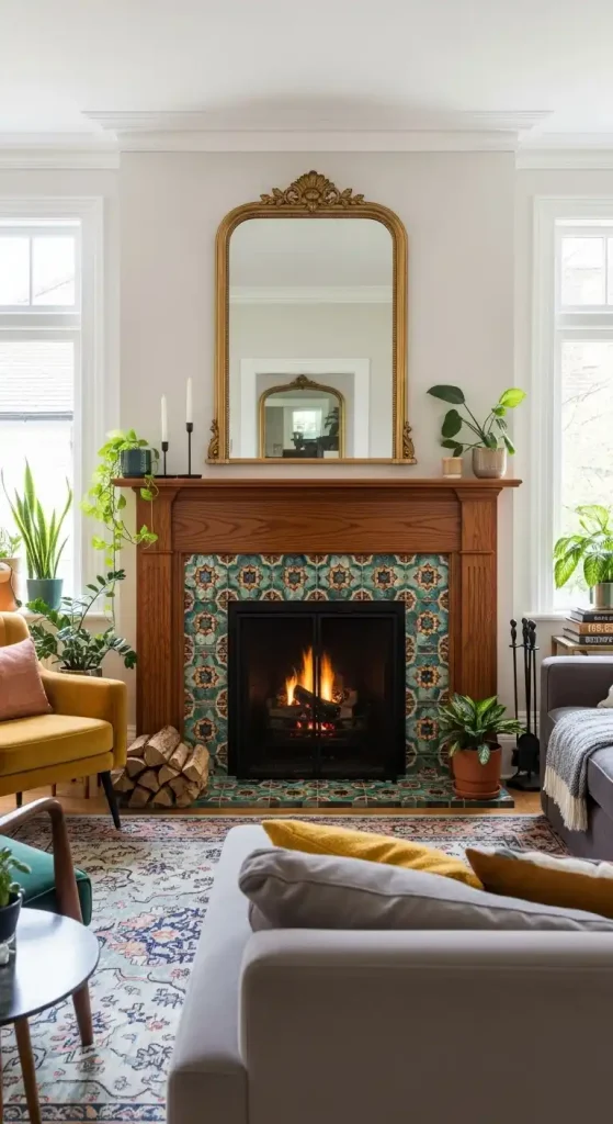 Tile Surround fireplace