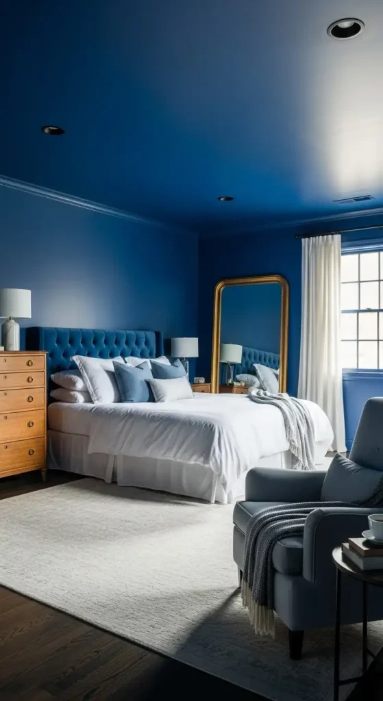 bedroom Paint the Ceiling Blue