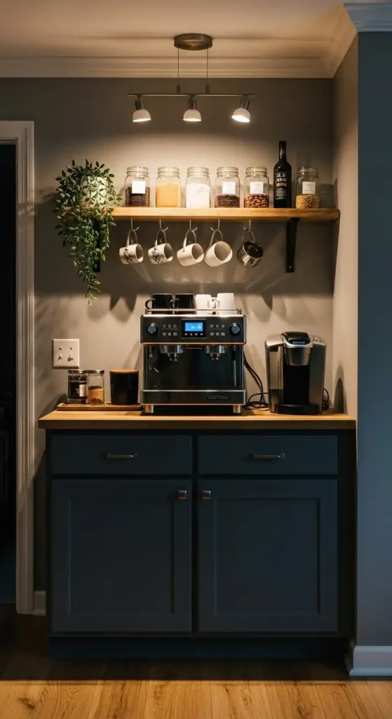 Lighted Coffee Bar