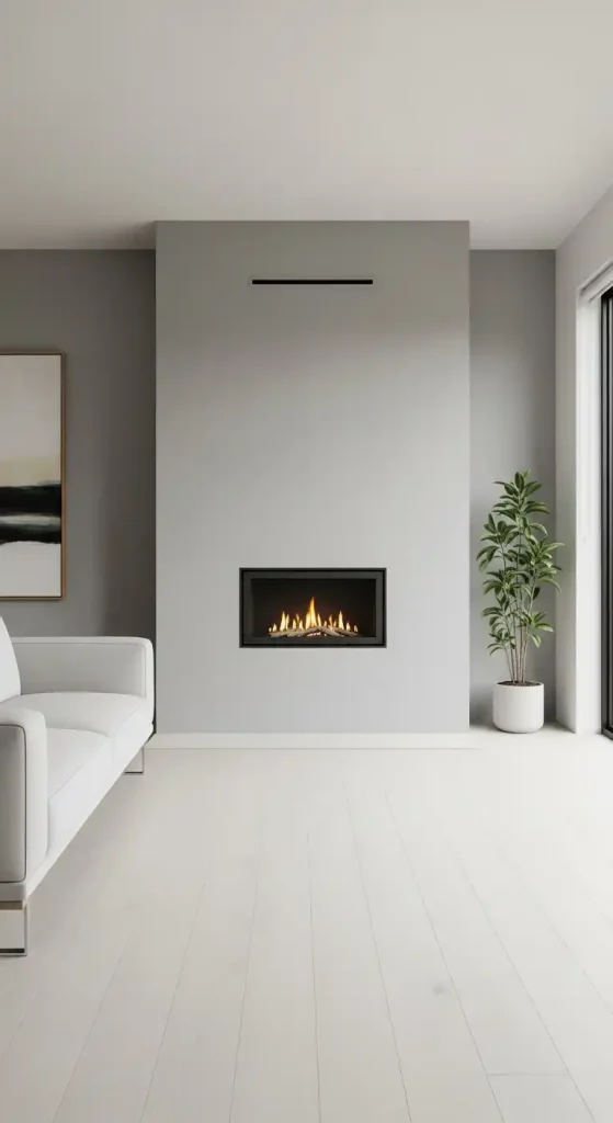Minimalist Niche fireplace