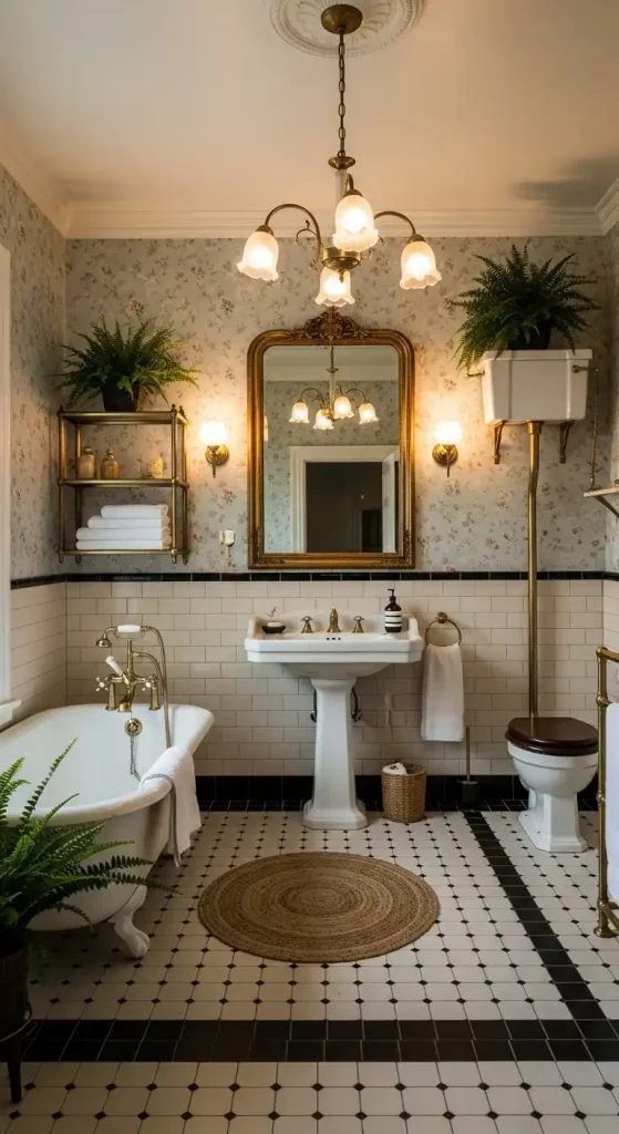 Pedestal Sink for a Retro Feel