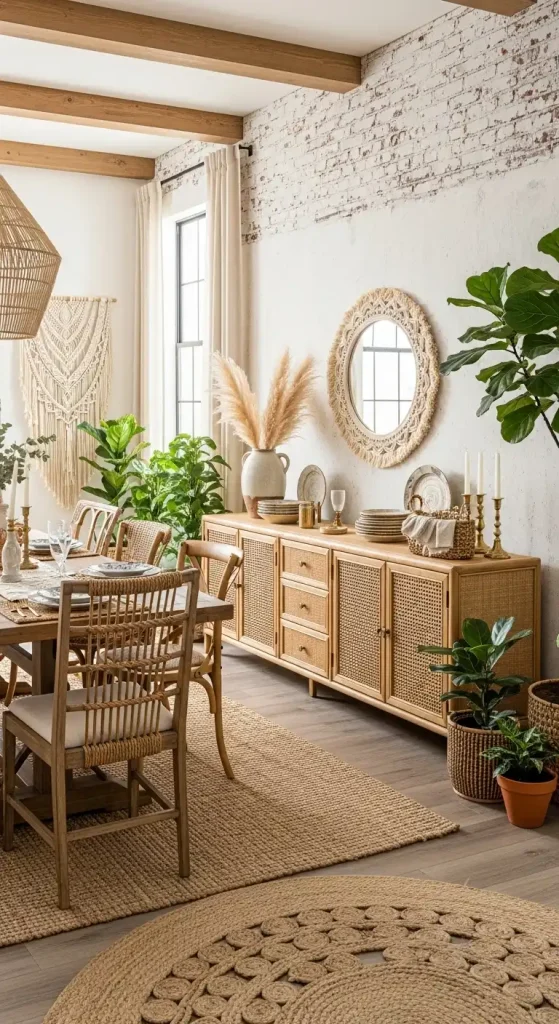 Woven Cabinet for Serving