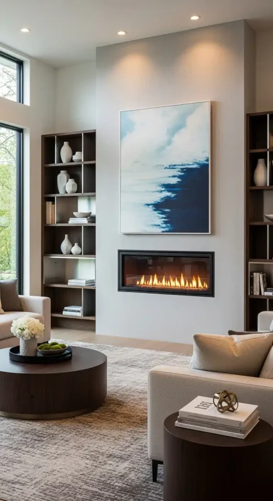 Modern Gas Fireplace