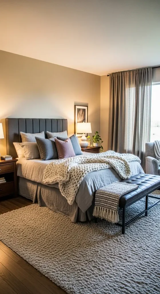 Design a Cozy Bedroom with Layered Textures