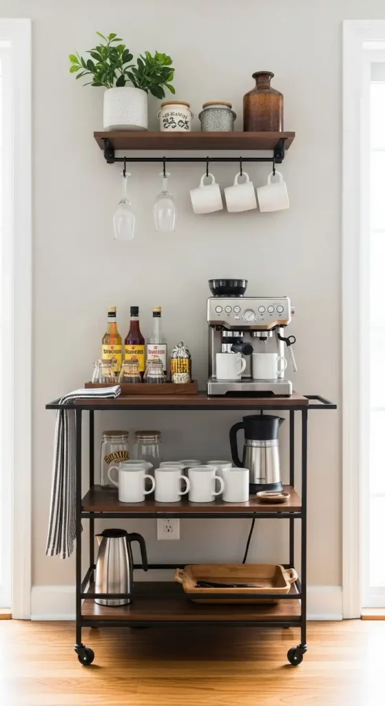 Rolling Bar Cart