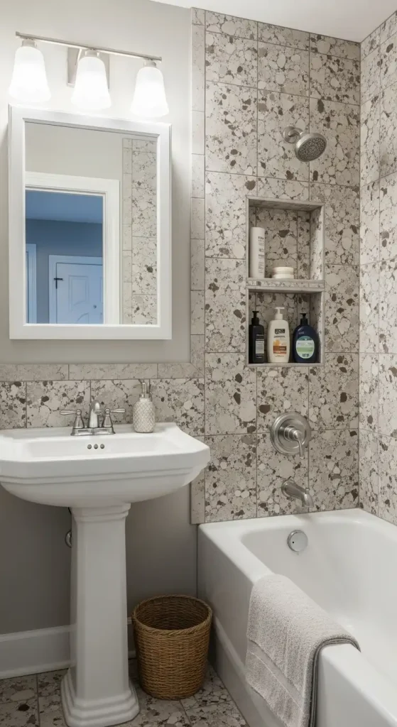 Vertical with Recessed Niches