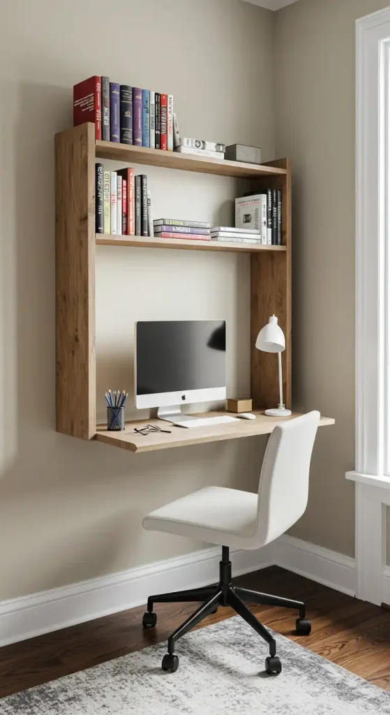wall mounted home office