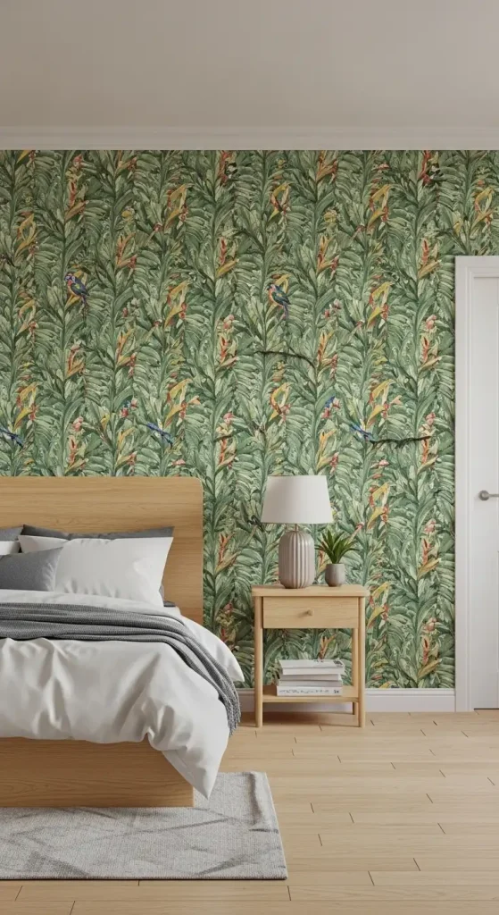 Accent Wall Design a Tropical Escape