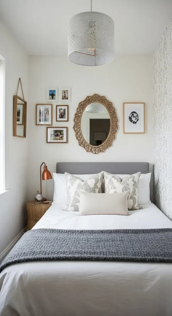 Small Bedroom Unique Wall Decor Ideas