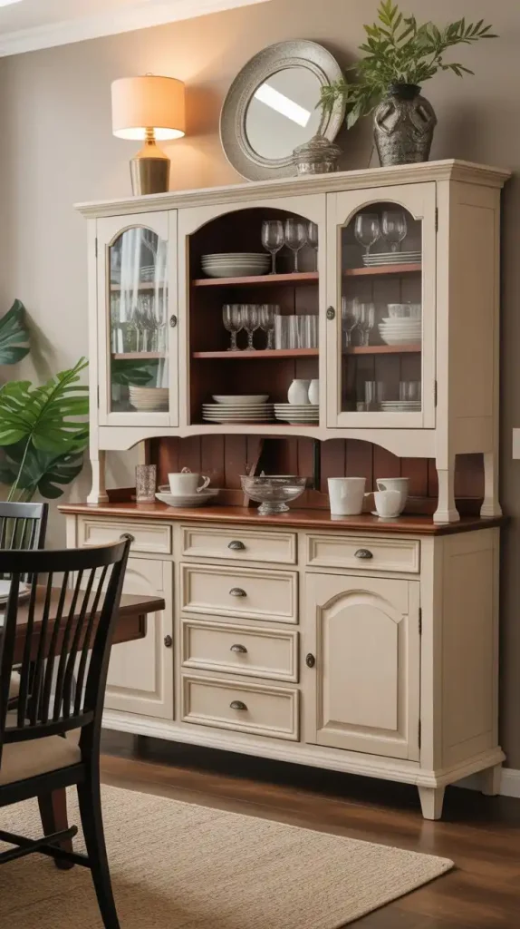 Smart Storage with a Dining Room Hutch