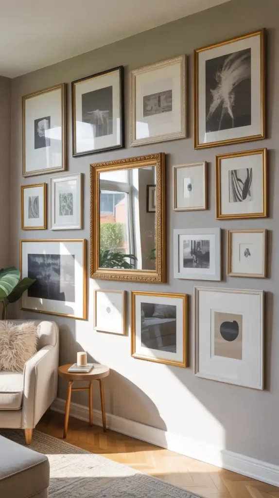 A Gallery Wall for a Personal Touch in dining room