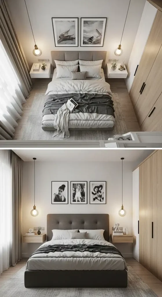 Install Floating Nightstands