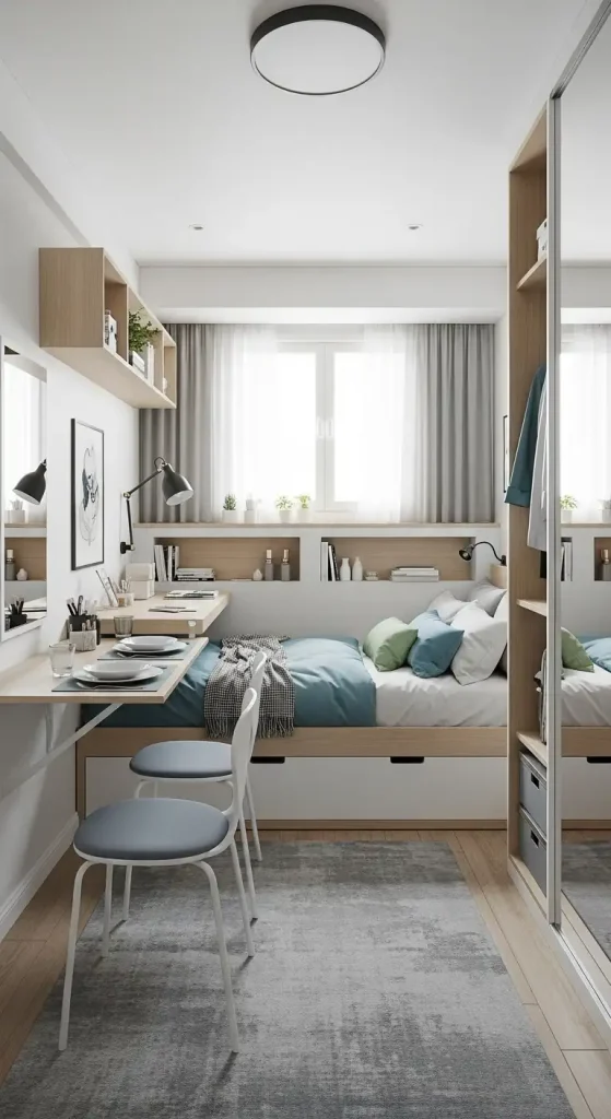 Maximize Space in a Small Bedroom for Couples