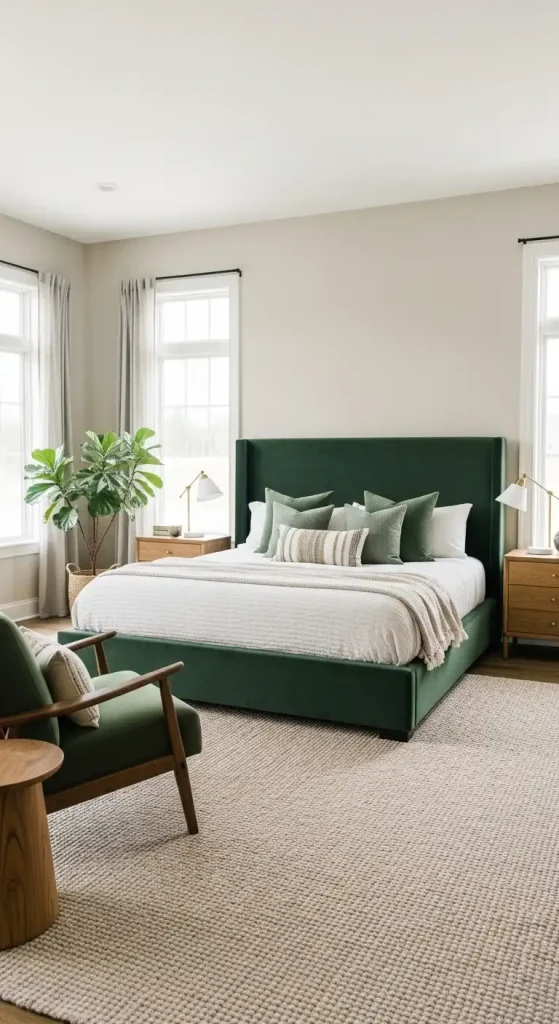 Using Green in Bedroom Furniture