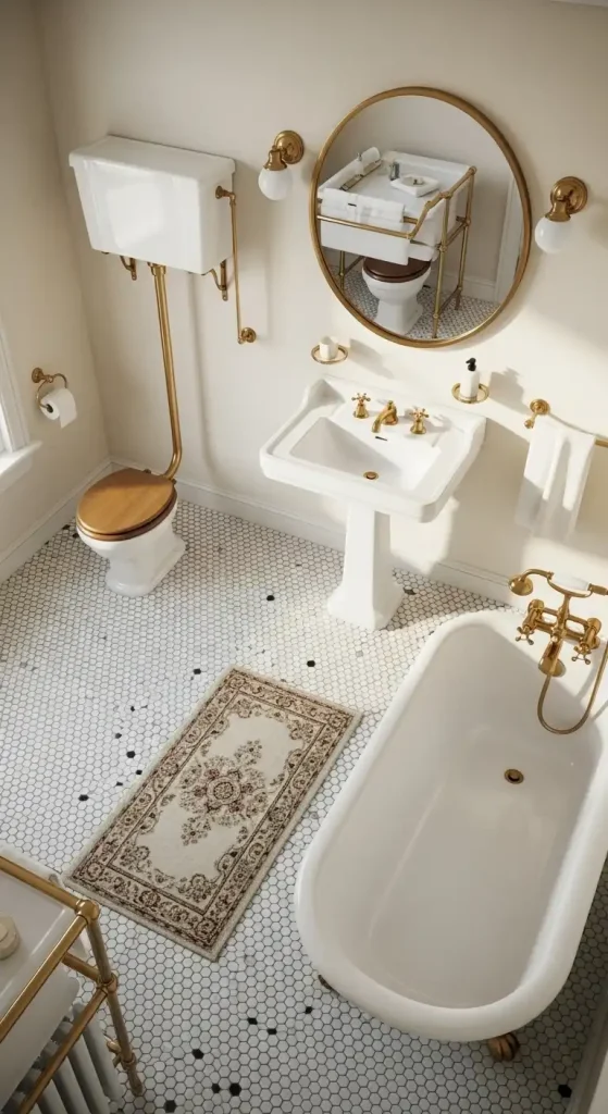 Vintage Faucet and Hardware for Vintage Bathroom Ideas