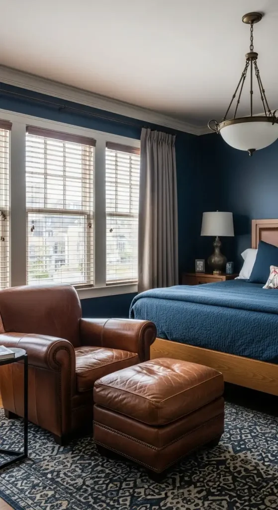 bedroom for men Handcrafted Leather Furniture