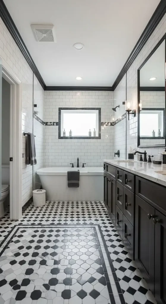 Black and White Tile Patterns